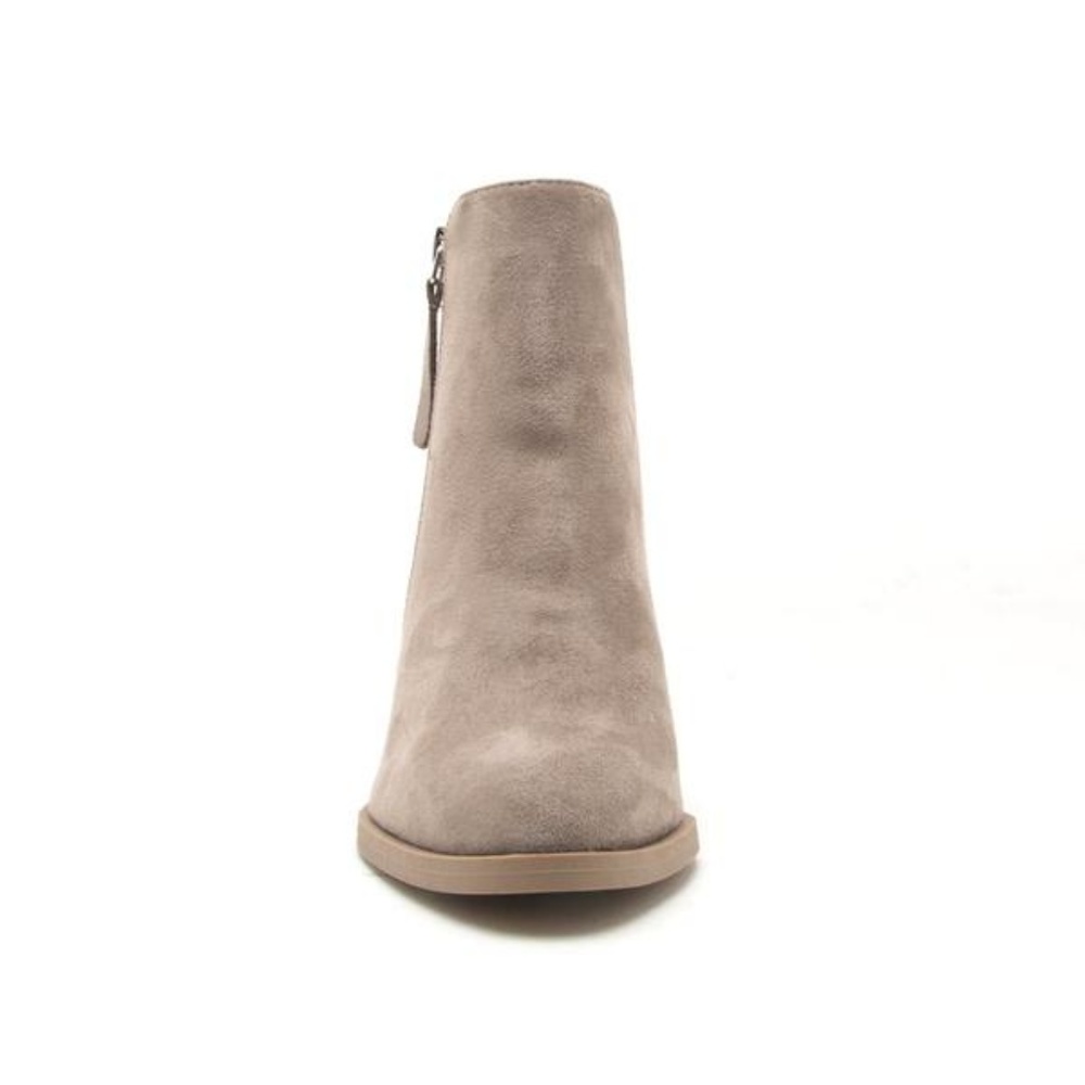 LAST Gray Suede Ankle Booties - Picture 4 of 4